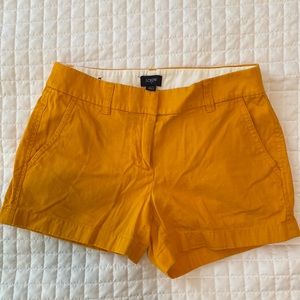 Women’s JCrew Shorts Mustard Size 00